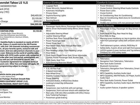 Used 2013 Chevrolet Tahoe LS w/ All-Star Edition RWD image 2