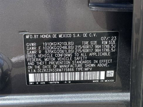 Used 2024 Honda HR-V LX image 35