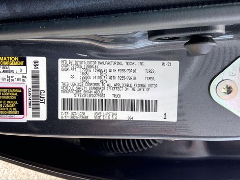 Used 2021 Toyota Tundra SR5 w/ SR5 Leather Package RWD image 36