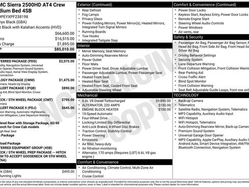 Used 2023 GMC Sierra 2500 AT4 w/ AT4 Preferred Package AWD/4WD image 4