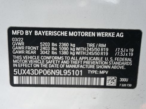 Used 2022 BMW X3 sDrive30i w/ Convenience Package image 18