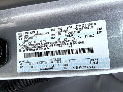 Used 2023 Ford F150 Lariat AWD/4WD image 28