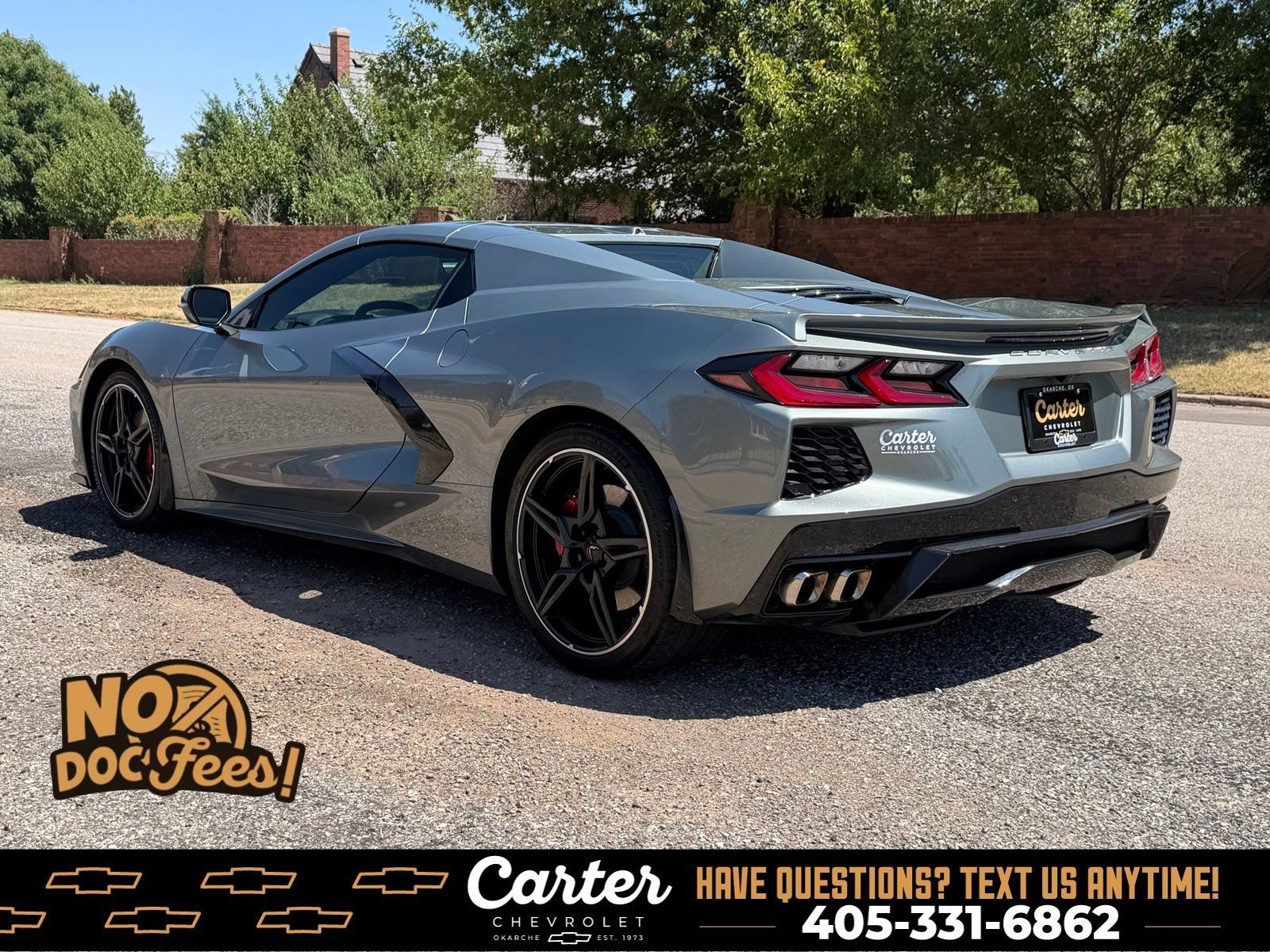Used 2022 Chevrolet Corvette Stingray Preferred Conv w/ Chrome Exterior Badge Package RWD image 8