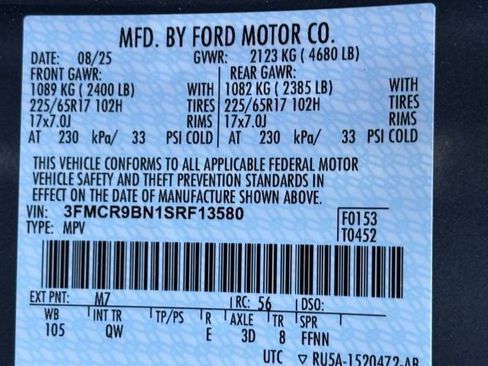 New 2025 Ford Bronco Sport Big Bend w/ Convenience Package image 27