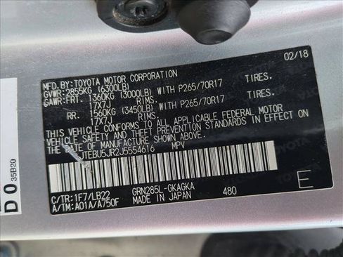 Used 2018 Toyota 4Runner SR5 Premium AWD/4WD image 15