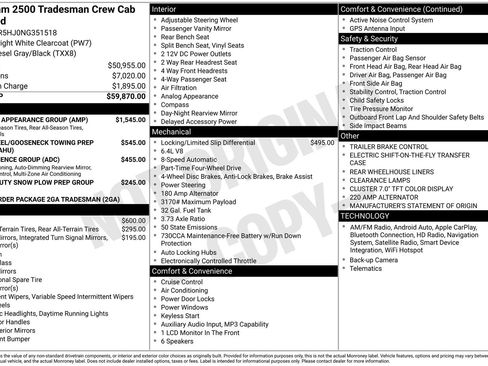 Used 2022 RAM 2500 Tradesman w/ Chrome Appearance Group image 4
