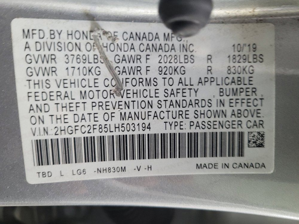 Used 2020 Honda Civic Sport image 33