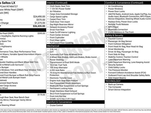 Certified 2024 Kia Seltos LX image 8