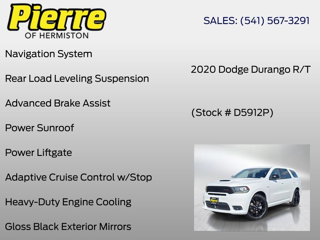 Used 2020 Dodge Durango R/T w/ Technology Group AWD/4WD image 18