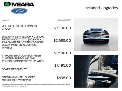Used 2020 Chevrolet Corvette Stingray Preferred Cpe w/ 2LT Preferred Equipment Group RWD image 4