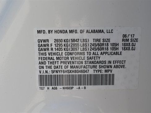 Used 2017 Honda Pilot EX-L image 36