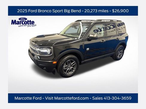 Certified 2025 Ford Bronco Sport Big Bend w/ Convenience Package AWD/4WD image 1