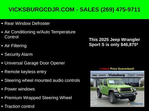 New 2025 Jeep Wrangler Sport S image 22