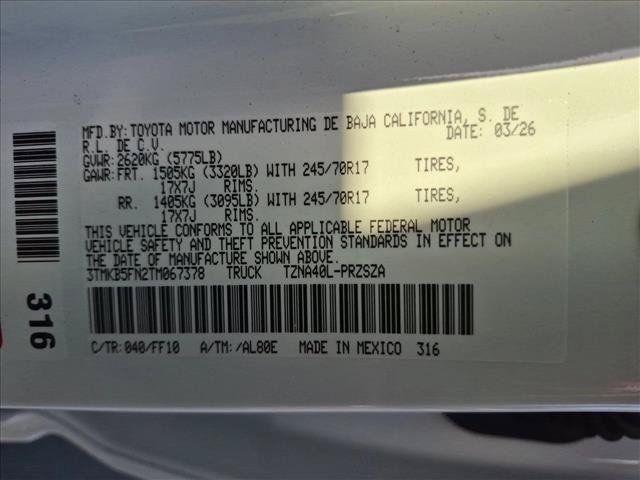 Used 2026 Toyota Tacoma SR5 RWD image 24