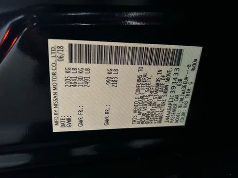 Used 2018 Nissan Maxima 3.5 SV image 38