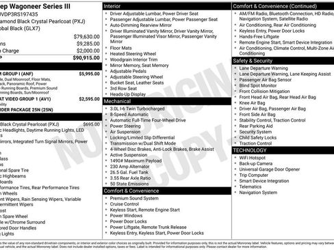 Used 2024 Jeep Wagoneer Series III w/ Premium Group I AWD/4WD image 17