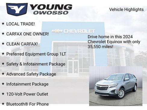 Certified 2024 Chevrolet Equinox LT AWD/4WD image 7