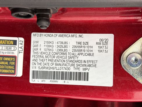 Certified 2020 Honda CR-V Touring image 21