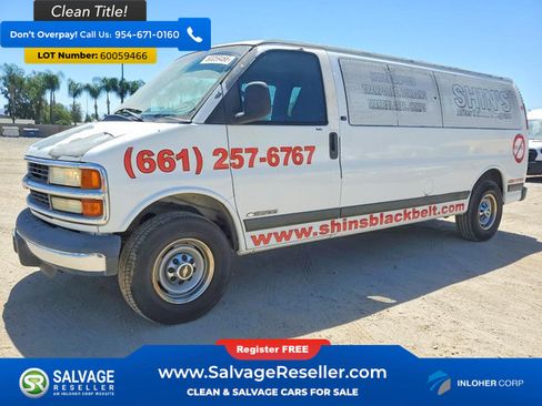 Used 2002 Chevrolet Express 3500 Extended Passenger w/ LS Preferred Equipment Group RWD image 1