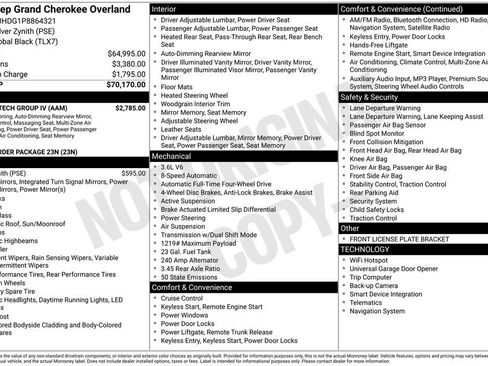 Used 2023 Jeep Grand Cherokee Overland w/ Luxury Tech Group IV image 4