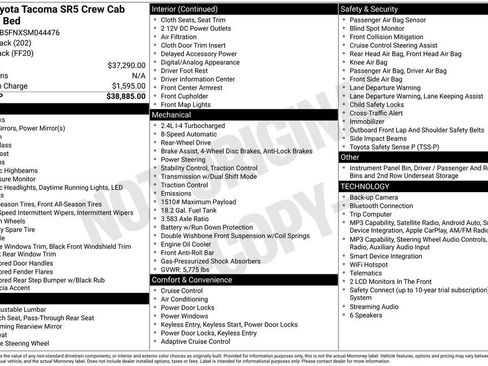 Used 2025 Toyota Tacoma SR5 RWD image 6