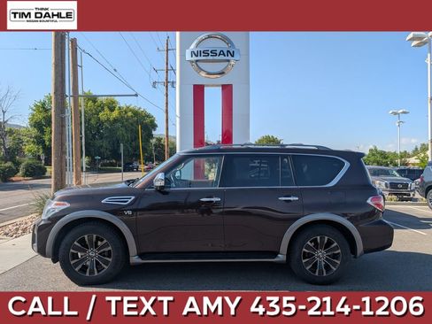 Used 2017 Nissan Armada Platinum w/ Captain Seat Package AWD/4WD image 1
