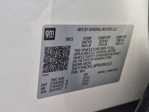 Certified 2023 Cadillac Escalade Premium Luxury w/ Performance Package AWD/4WD image 60
