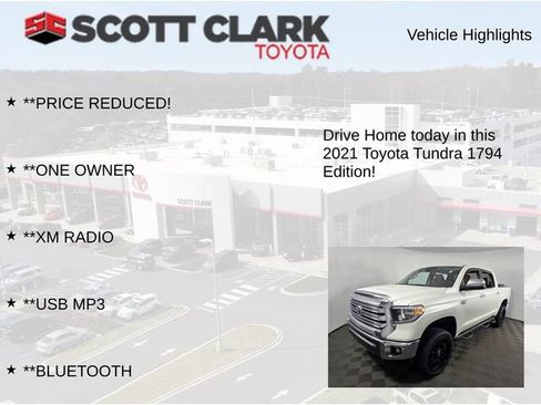 Used 2021 Toyota Tundra 1794 Edition AWD/4WD image 8