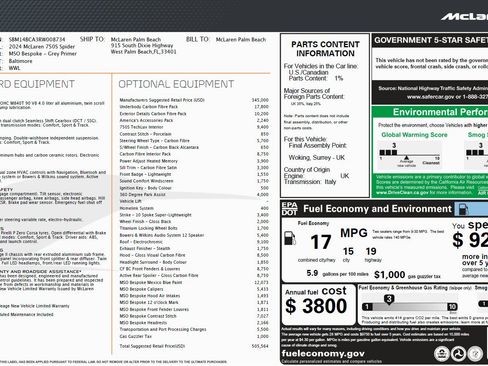 Used 2024 McLaren 750S Spider RWD image 29