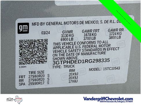 Used 2024 GMC Sierra 1500 SLT RWD image 26
