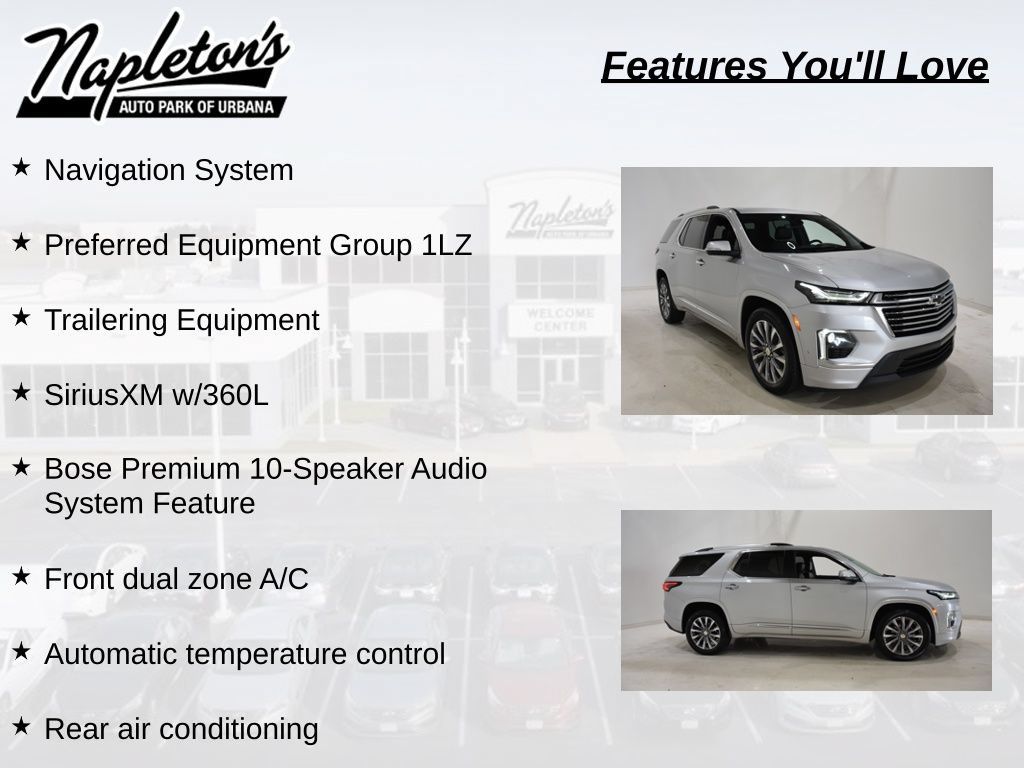 Used 2022 Chevrolet Traverse Premier w/ LPO, Floor Liner Package AWD/4WD image 7