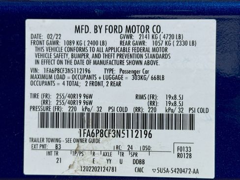 Used 2022 Ford Mustang GT w/ Equipment Group 301A image 38