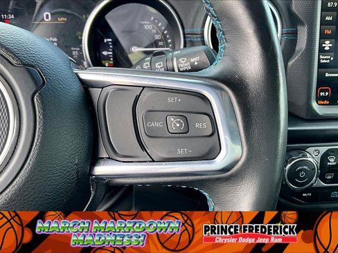 Used 2022 Jeep Wrangler Unlimited Rubicon 4xe w/ Steel Bumper Group image 16