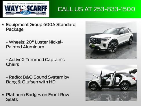New 2026 Ford Explorer Platinum w/ LUX Leather Package image 12