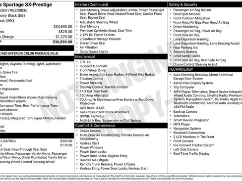 Used 2024 Kia Sportage SX FWD image 5