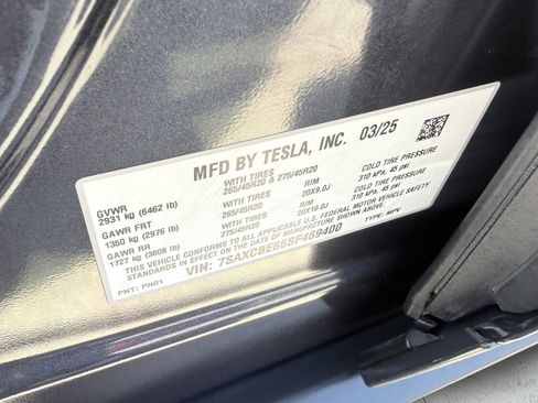 Used 2025 Tesla Model X Plaid AWD/4WD image 37