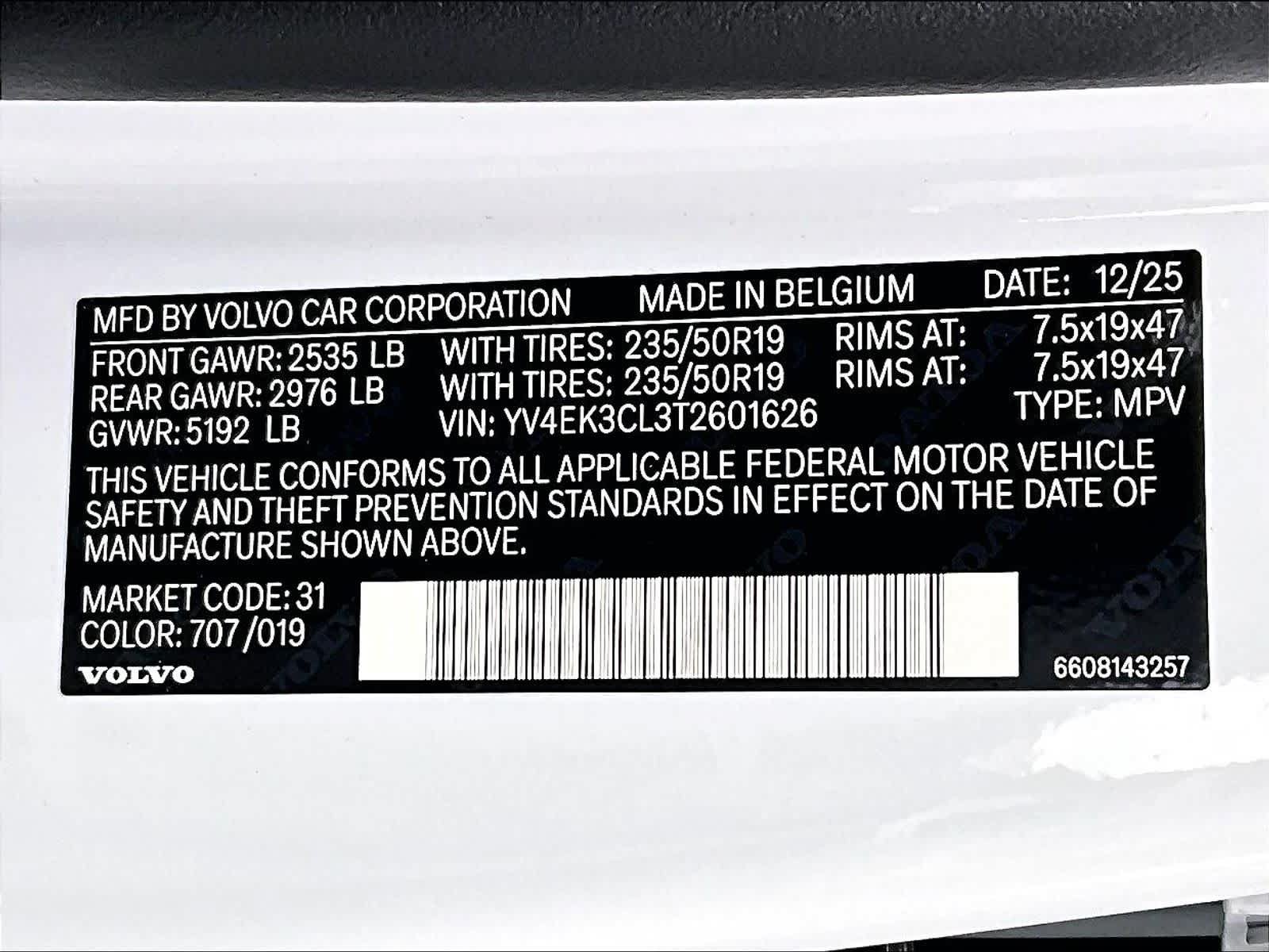 New 2026 Volvo EX30 Cross Country Ultra w/ Protection Package Premier AWD/4WD image 35
