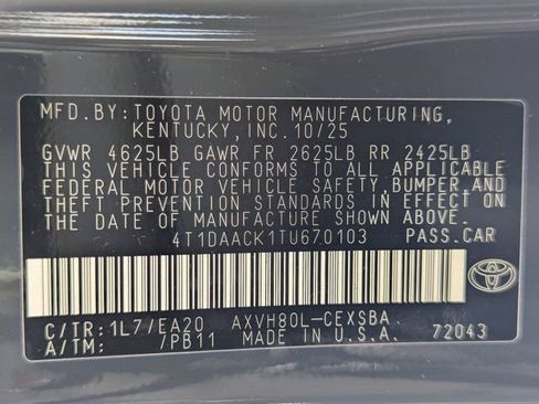 Used 2026 Toyota Camry SE FWD image 27