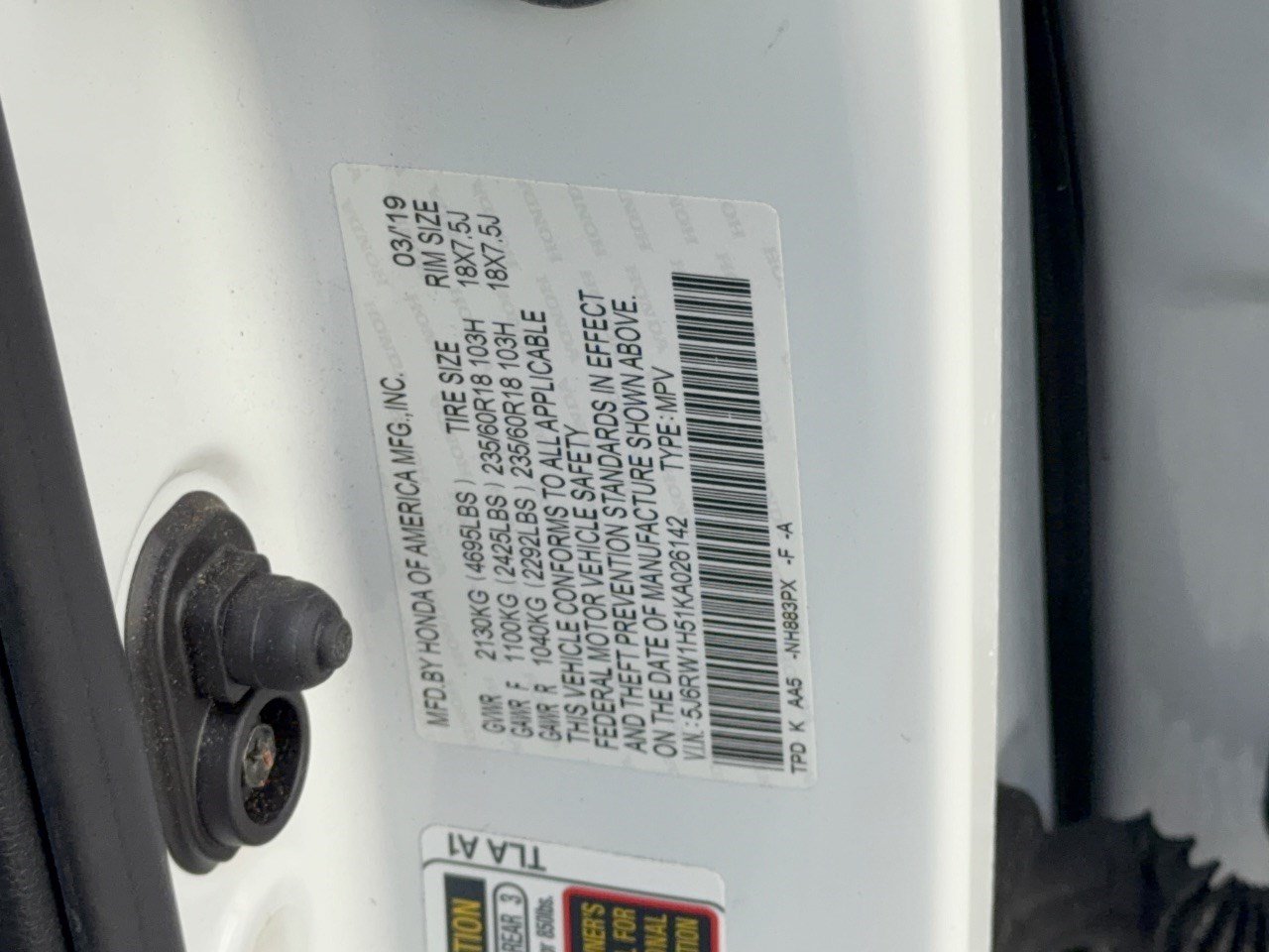 Used 2019 Honda CR-V EX image 32