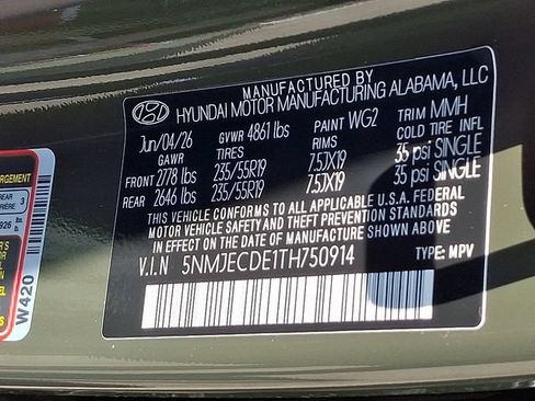 New 2026 Hyundai Tucson Limited AWD/4WD image 12