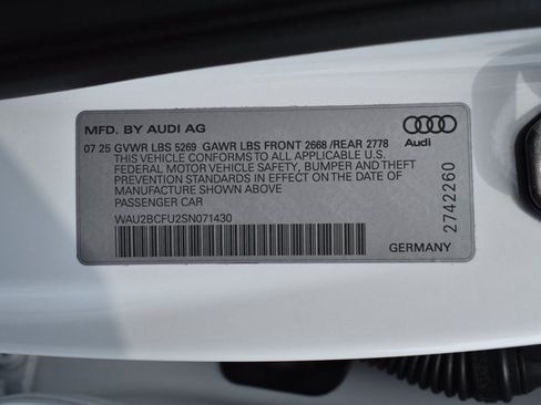 Used 2025 Audi A5 2.0T Premium Plus w/ Premium Plus AWD/4WD image 30