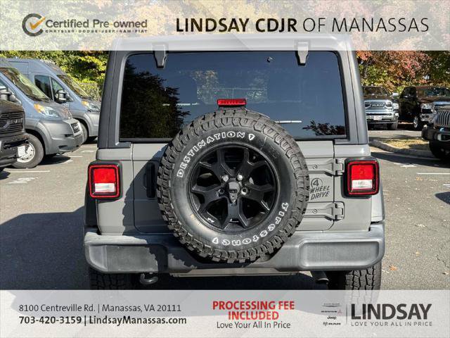 Certified 2021 Jeep Wrangler Sport AWD/4WD image 8