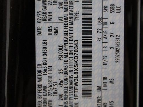 Certified 2025 Ford F150 XLT w/ Equipment Group 301A Standard image 29