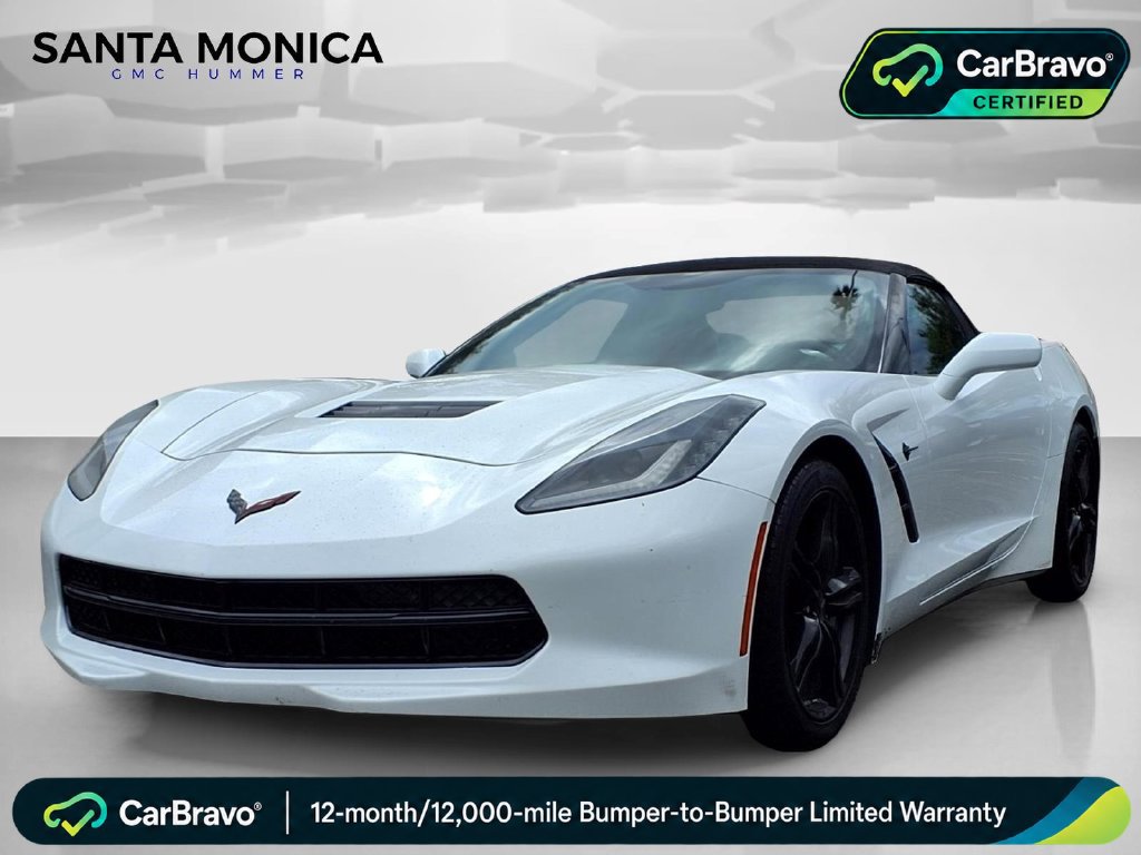 Certified 2016 Chevrolet Corvette Stingray Convertible w/ Carbon Flash Badge Package RWD image 1
