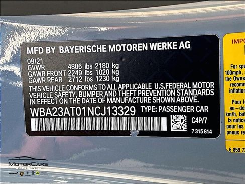 Used 2022 BMW 430i Convertible w/ M Sport Package image 29