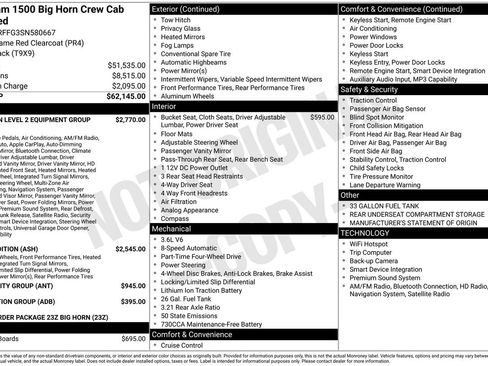 Used 2025 RAM 1500 Big Horn AWD/4WD image 3