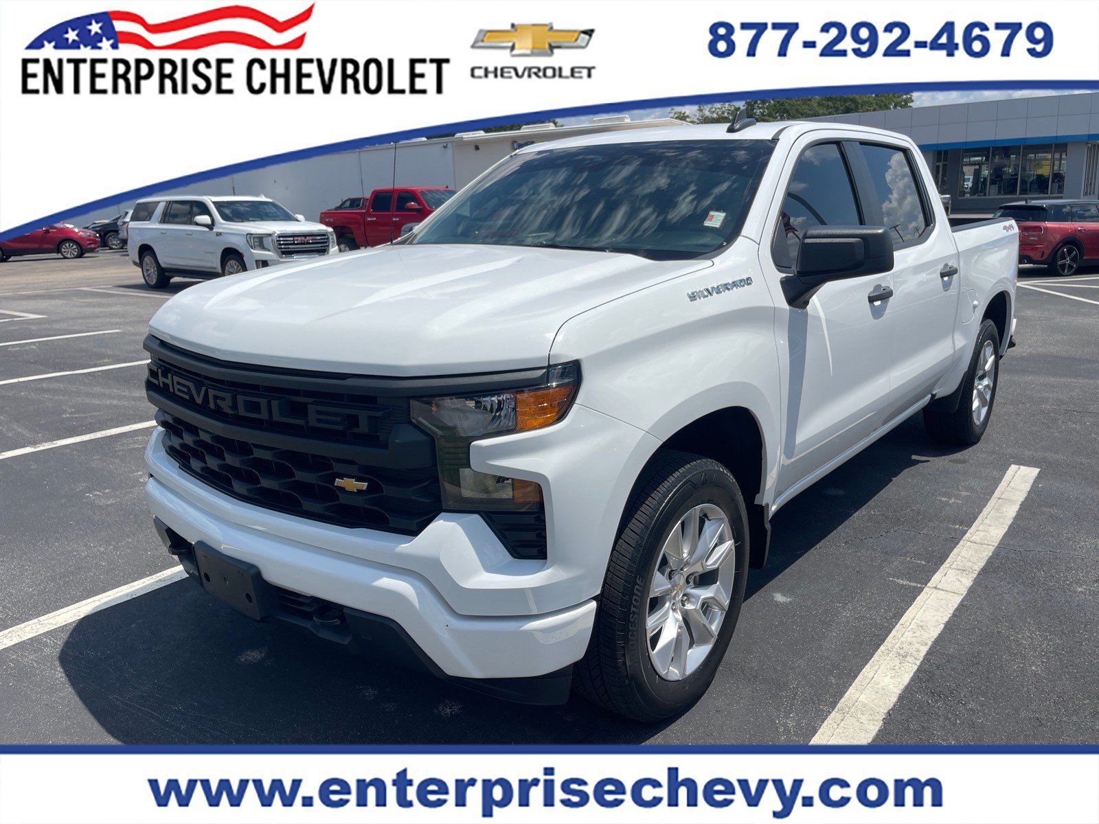 Used 2024 Chevrolet Silverado 1500 Custom AWD/4WD image 1