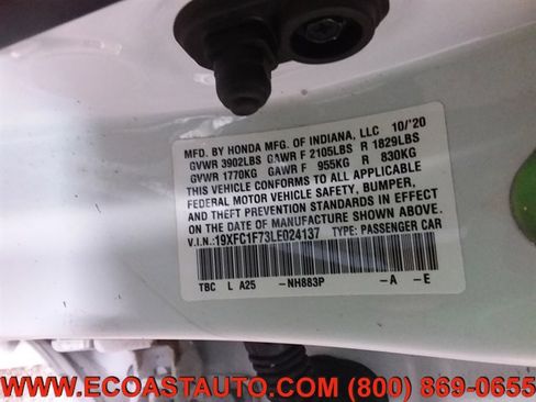 Used 2020 Honda Civic EX-L image 20