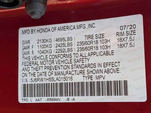 Certified 2020 Honda CR-V EX image 30
