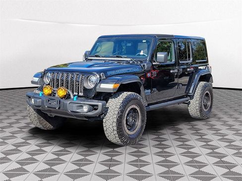 Used 2023 Jeep Wrangler Unlimited Rubicon 4xe w/ Steel Bumper Group image 1